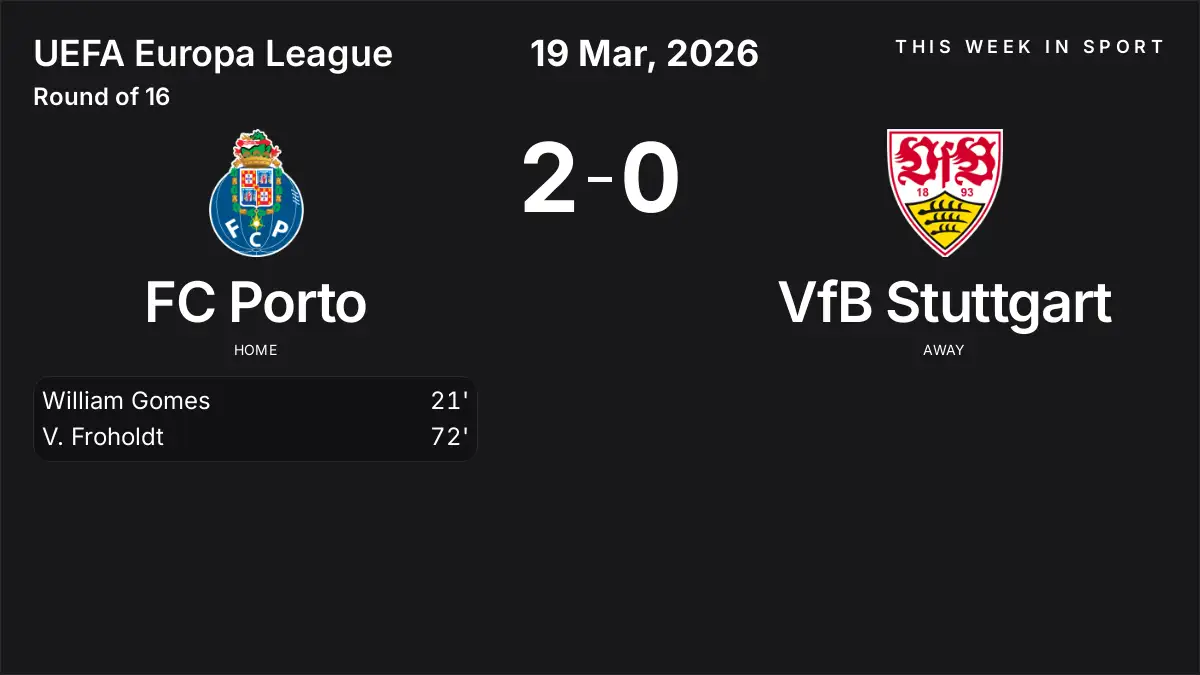 Report: FC Porto vs VfB Stuttgart (2026-03-19)