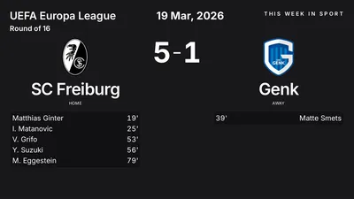 Report: SC Freiburg vs Genk (2026-03-19)