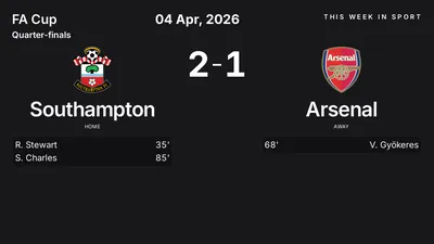 Report: Southampton vs Arsenal (2026-04-04)