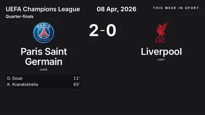 Report: Paris Saint Germain vs Liverpool (2026-04-08)