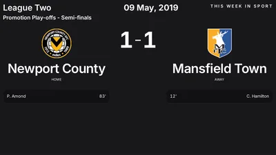 Report: Newport County vs Mansfield Town (2019-05-09)