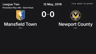 Report: Mansfield Town vs Newport County (2019-05-12)
