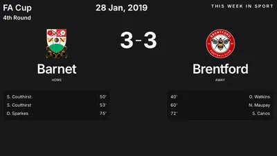Report: Barnet vs Brentford (2019-01-28)