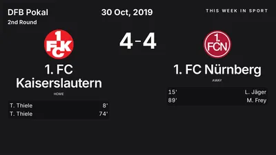Report: 1. FC Kaiserslautern vs 1. FC Nürnberg (2019-10-30)