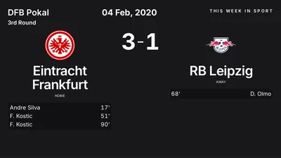 Report: Eintracht Frankfurt vs RB Leipzig (2020-02-04)