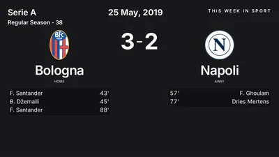Report: Bologna vs Napoli (2019-05-25)