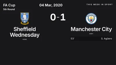 Report: Sheffield Wednesday vs Manchester City (2020-03-04)