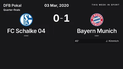 Report: FC Schalke 04 vs Bayern Munich (2020-03-03)