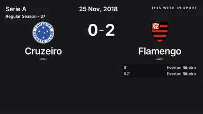 Report: Cruzeiro vs Flamengo (2018-11-25)