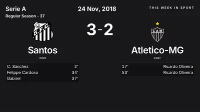 Report: Santos vs Atletico-MG (2018-11-24)