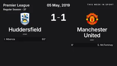 Report: Huddersfield vs Manchester United (2019-05-05)