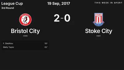 Report: Bristol City vs Stoke City (2017-09-19)