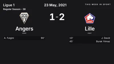 Report: Angers vs Lille (2021-05-23)