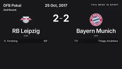 Report: RB Leipzig vs Bayern Munich (2017-10-25)