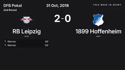 Report: RB Leipzig vs 1899 Hoffenheim (2018-10-31)