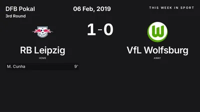 Report: RB Leipzig vs VfL Wolfsburg (2019-02-06)