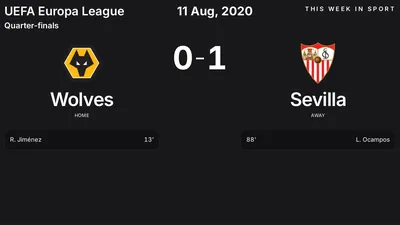 Report: Wolves vs Sevilla (2020-08-11)