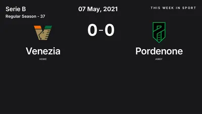 Report: Venezia vs Pordenone (2021-05-07)