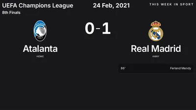 Report: Atalanta vs Real Madrid (2021-02-24)