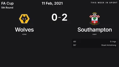 Report: Wolves vs Southampton (2021-02-11)