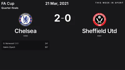 Report: Chelsea vs Sheffield Utd (2021-03-21)
