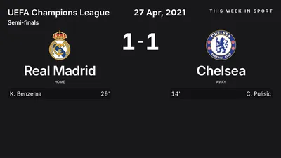 Report: Real Madrid vs Chelsea (2021-04-27)