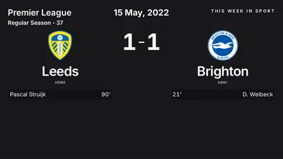 Report: Leeds vs Brighton (2022-05-15)