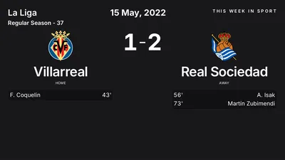 Report: Villarreal vs Real Sociedad (2022-05-15)