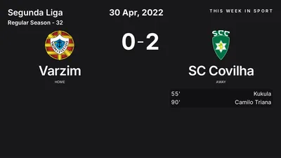 Report: Varzim vs SC Covilha (2022-04-30)