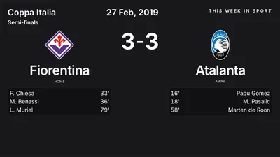 Report: Fiorentina vs Atalanta (2019-02-27)