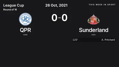 Report: QPR vs Sunderland (2021-10-26)