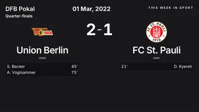 Report: Union Berlin vs FC St. Pauli (2022-03-01)
