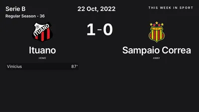 Report: Ituano vs Sampaio Correa (2022-10-22)