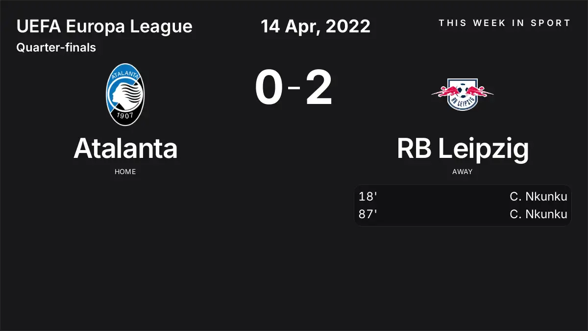 Report: Atalanta vs RB Leipzig (2022-04-14)