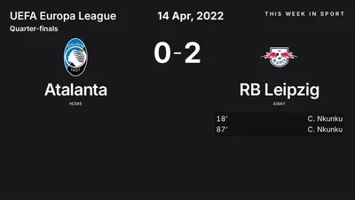 Report: Atalanta vs RB Leipzig (2022-04-14)