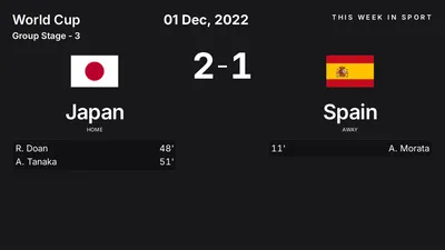 Report: Japan vs Spain (2022-12-01)