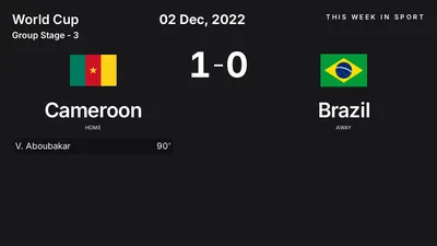 Report: Cameroon vs Brazil (2022-12-02)