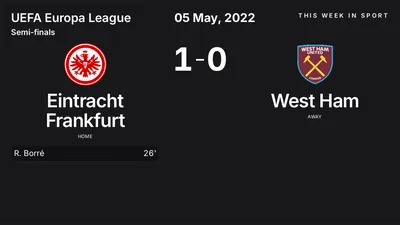 Report: Eintracht Frankfurt vs West Ham (2022-05-05)