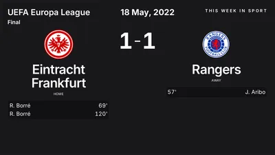 Report: Eintracht Frankfurt vs Rangers (2022-05-18)