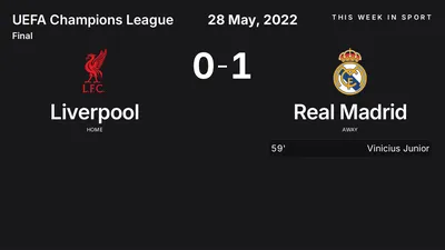 Report: Liverpool vs Real Madrid (2022-05-28)