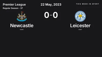Report: Newcastle vs Leicester (2023-05-22)