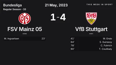 Report: FSV Mainz 05 vs VfB Stuttgart (2023-05-21)