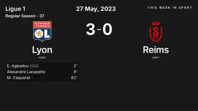 Report: Lyon vs Reims (2023-05-27)