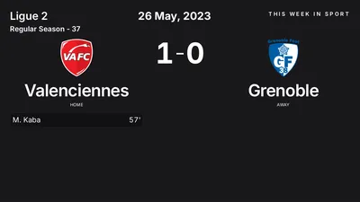 Report: Valenciennes vs Grenoble (2023-05-26)
