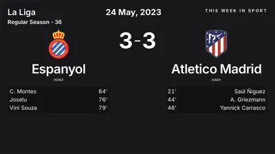Report: Espanyol vs Atletico Madrid (2023-05-24)