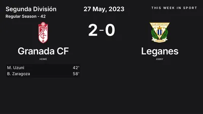 Report: Granada CF vs Leganes (2023-05-27)