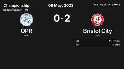 Report: QPR vs Bristol City (2023-05-08)
