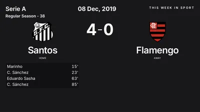 Report: Santos vs Flamengo (2019-12-08)