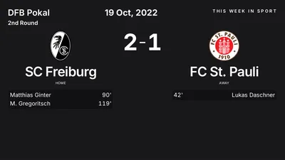 Report: SC Freiburg vs FC St. Pauli (2022-10-19)