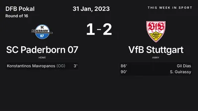 Report: SC Paderborn 07 vs VfB Stuttgart (2023-01-31)